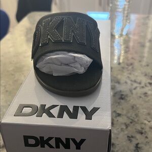 DKNY Willow Flat Slide Sandals